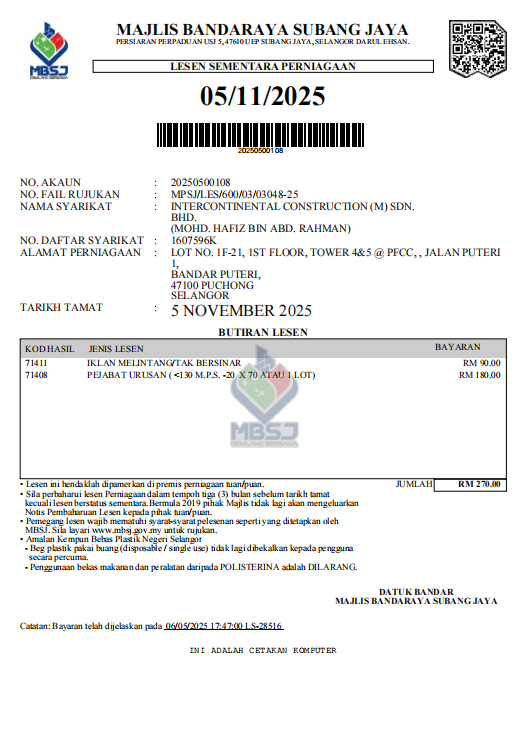 Kualifikasi Teknik Konstruksi Malaysia